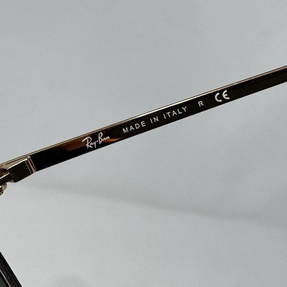 Ray-Ban RB1971 Square 9147/51 Gold Polarized Sunglass Frames 54-19-145 - Picture 5 of 8